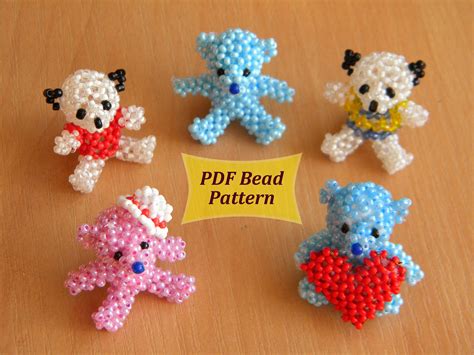 bead keychain patterns animals